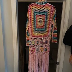 Colorful duster handmade